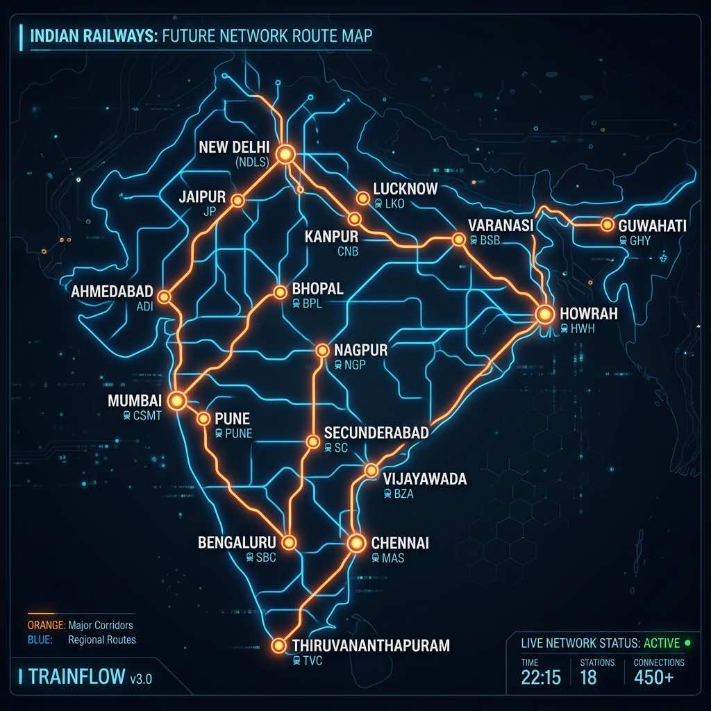 Indian Railways Digital Route Network